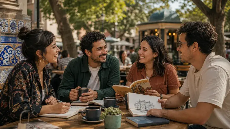 Personas creando conexiones reales con Menta Social