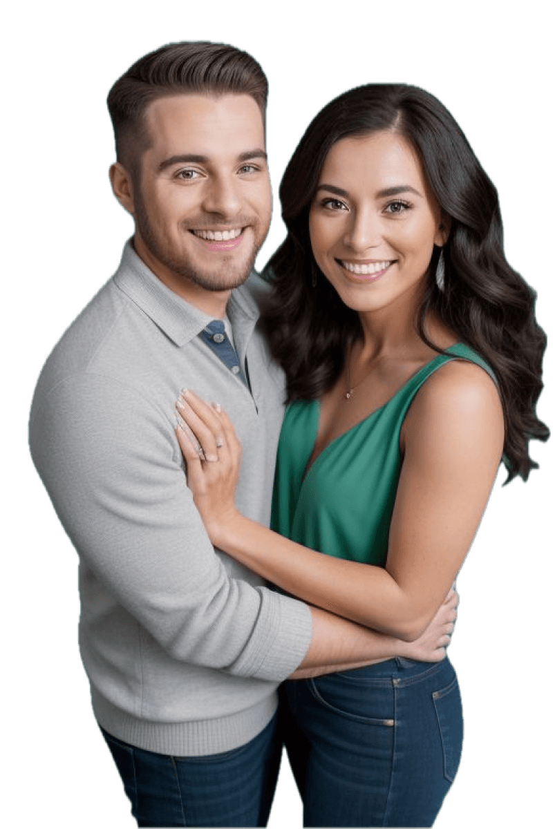 Profile of Marcos and Ana, a couple